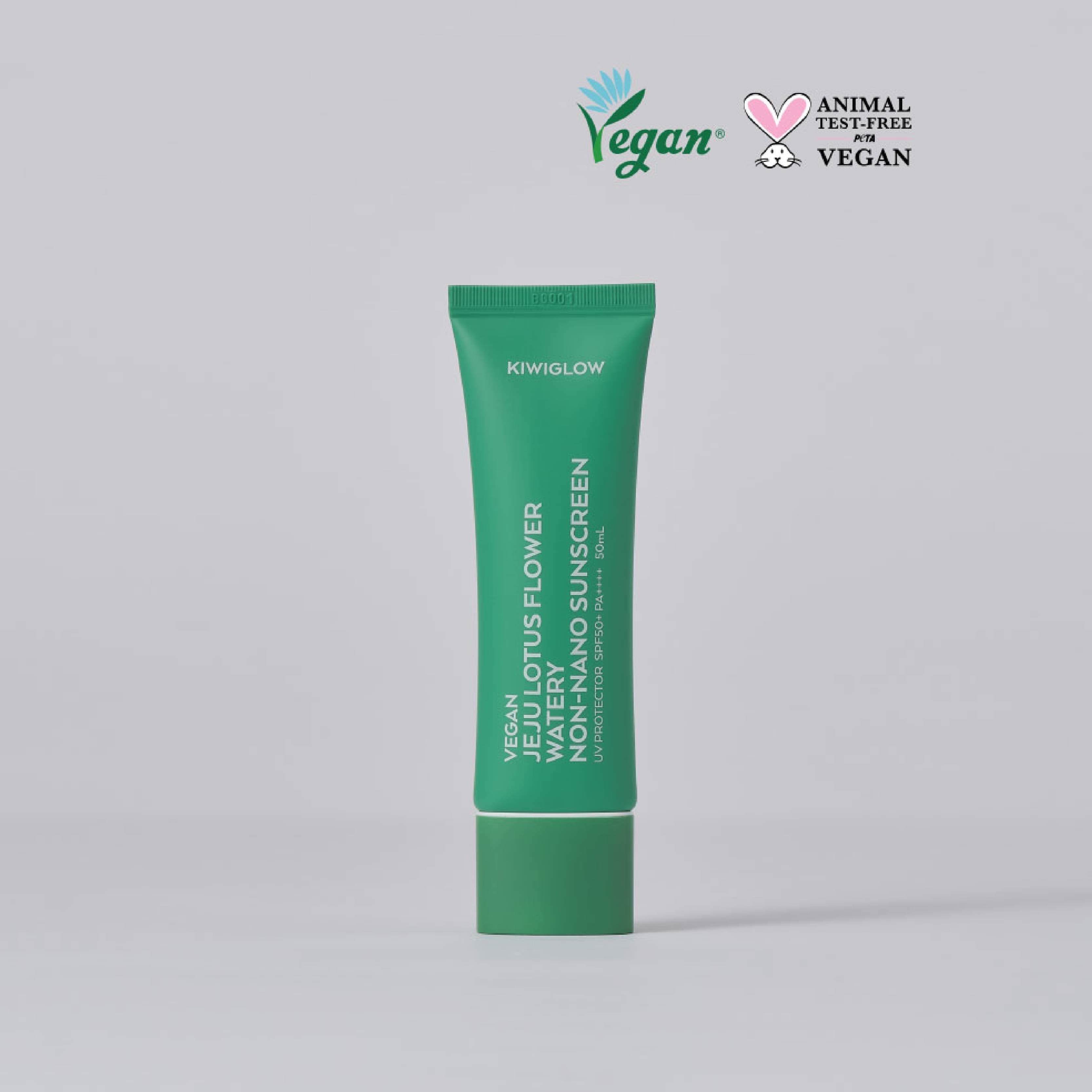 _KIWIGLOW_ Vegan Jeju Lotus Flower Watery Non_nano Sunscreen